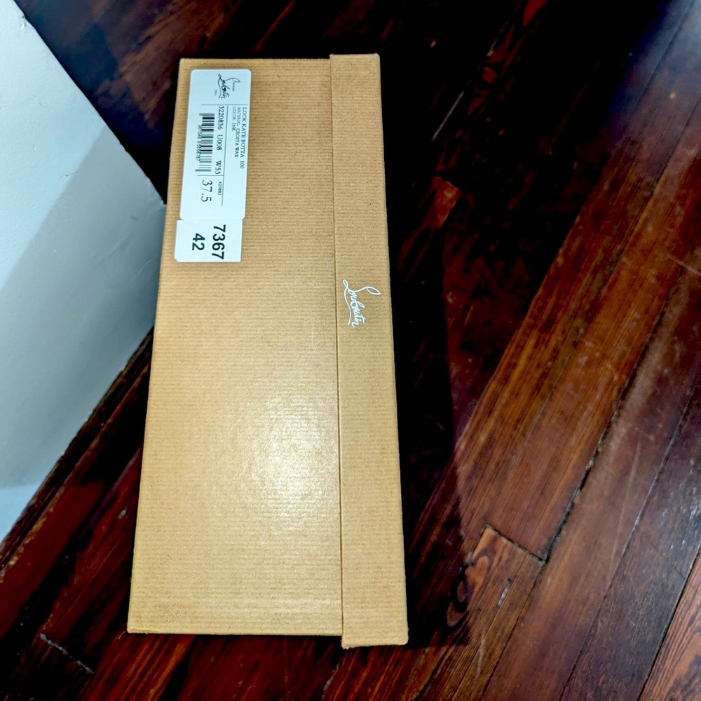 EMPTY Christian LouBoutoin boot box. Very large. Great condition